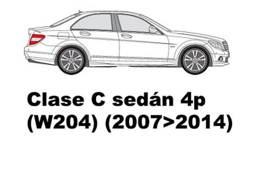 Clase C Sedan (W204) 07>14