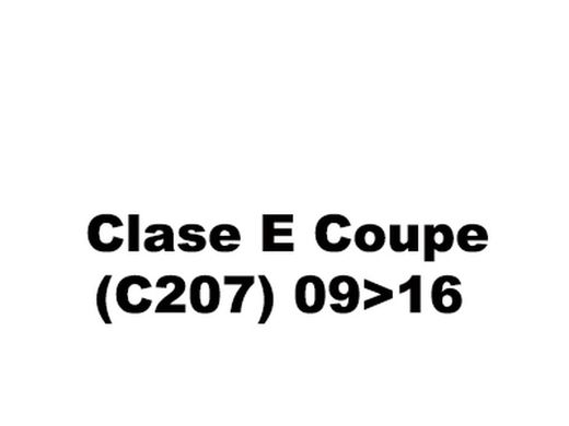 Clase E Coupe (C207) 09>16