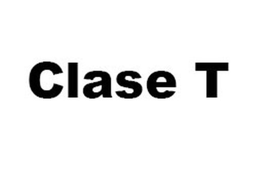 Clase T