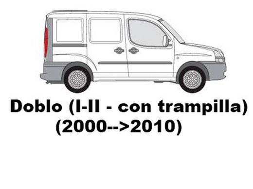 Doblo (I-II - con trampilla) (2000-->2010)