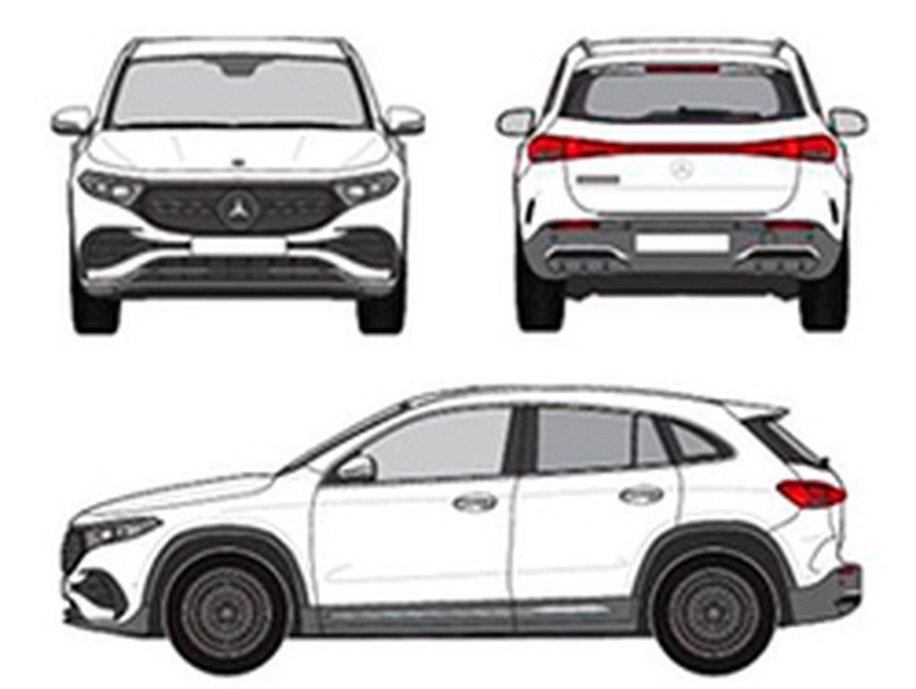barras portaequipajes Mercedes EQA 5p (H243 - techo normal) (2021 ...