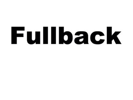 FULLBACK