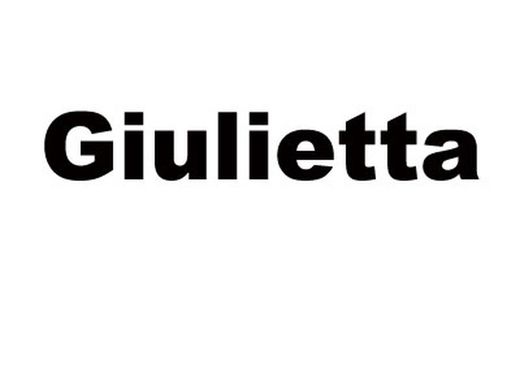 GIULIETTA