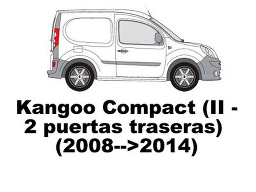 Kangoo Compact / L0 (II.2 - puertas traseras) 14>21