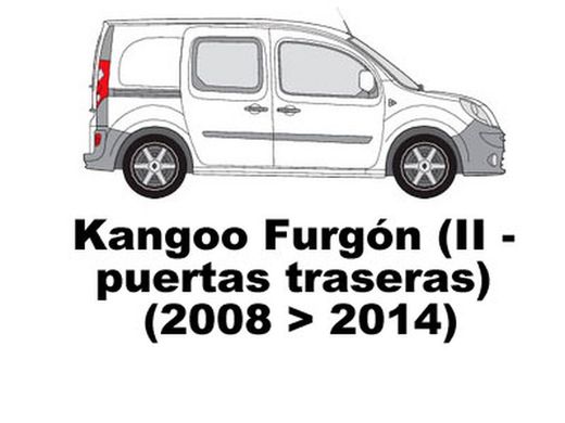 Kangoo Furgón (II - puertas traseras) (2008-->2014)
