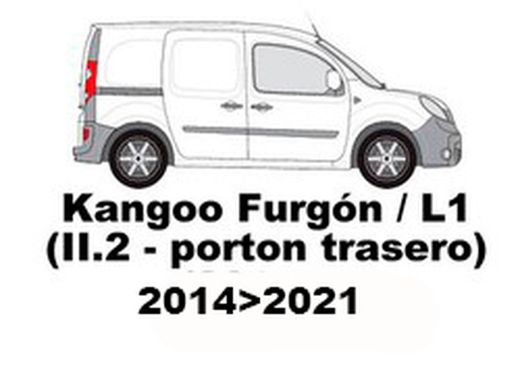 Kangoo Furgón / L1 (II.2 - portón) 14>21
