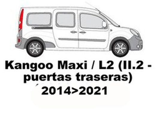 Kangoo Maxi / L2 (II.2 - puertas traseras) 14>21