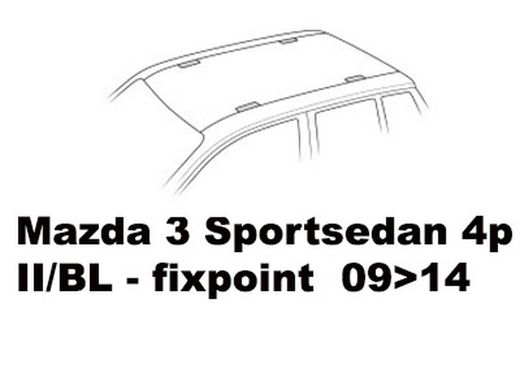 Mazda 3 4p sportsedan 09>14 fixpoint
