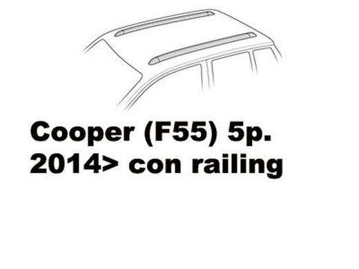 Cooper (F55) 5p. 2014>2023 con railing