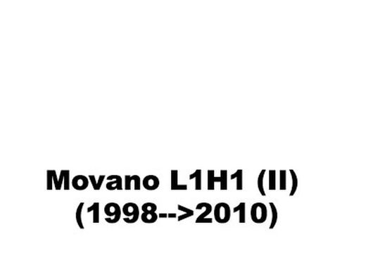Movano L1H1 (II) (1998-->2010)
