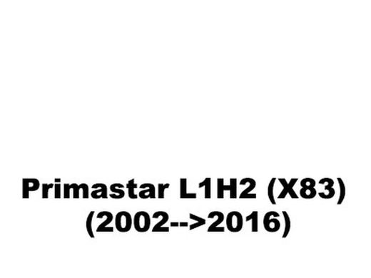 Primastar L1H2 (X83) (2002-->2016)
