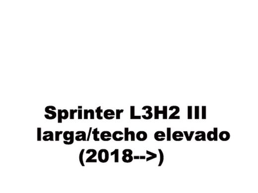 Sprinter L3H2 (III - larga/techo elevado) (2018-->)