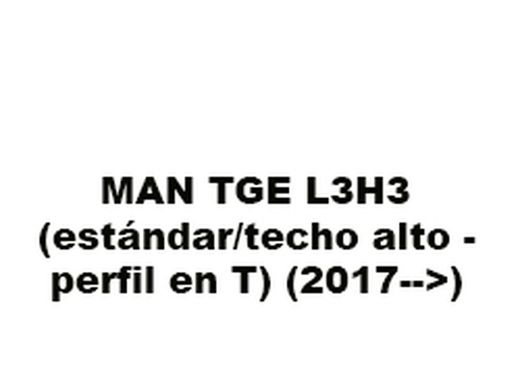 TGE L3H3 (estándar/techo alto - perfil en T ) 2017>
