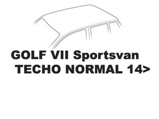 GOLF VII Sportsvan techo normal 14>