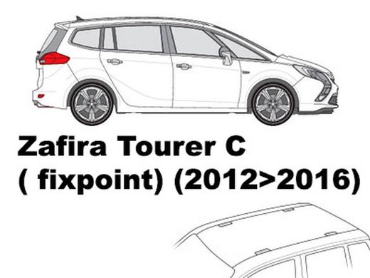 Zafira Tourer C 12>16 con fijación
