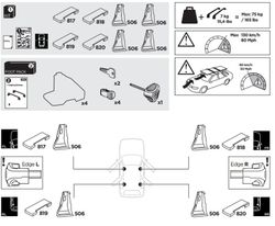 145290 Kit thule TOYOTA Highlander, 5-dr SUV, 20>