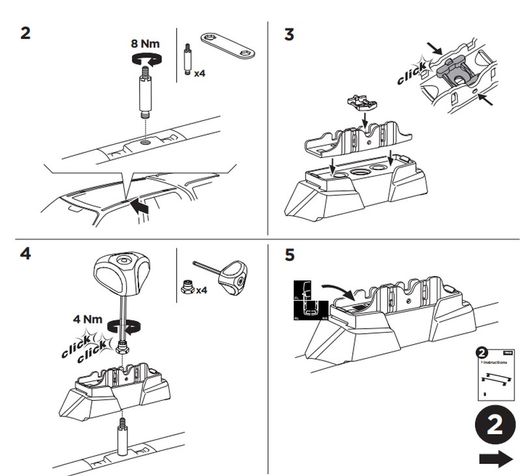 187035 Kit Thule Mt.L200/F.Fullback/MT.Triton