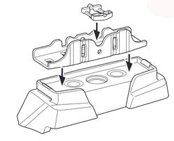 187175 Kit Thule KIA Niro (SG2), 5-dr SUV, 23>