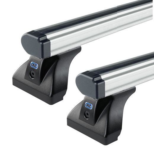 2 Barras alu cargo AF con 4 pies Vito L2H2/largo elevado (W639)