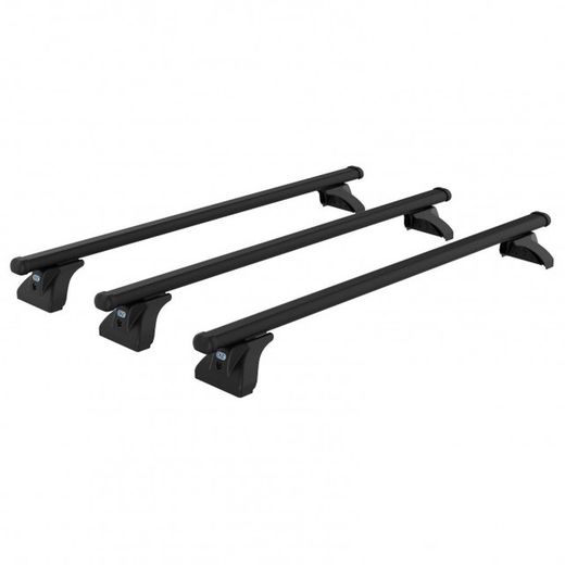 3 barras Cargo Xpro en acero para Transporter T5 / T6 con puntos anclaje