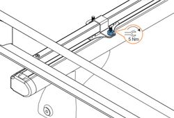 6 fijaciones Module-Safari para barras aluminio