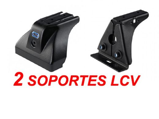 934-247 Kit 2 soportes LCV Caddy Maxi (07->11) (del/tra)