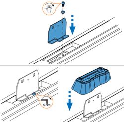 936058 Kit Cruz optiplus Fix Toyota bZ4X (23--) - Subaru Solterra (23--)