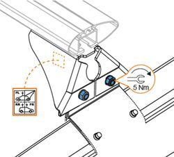 936642 Kit CRUZ Optiplus Rail FIX Berlingo - Rifter - Combo - ProAce City Verso (24>)