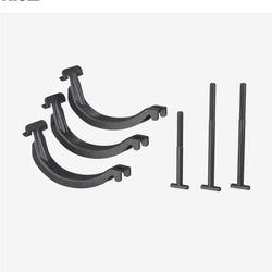 Adaptador marca thule 889-8 ProRide para barra de acero