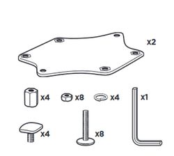 adaptador para guÃ­a en t 881 Para 835/837