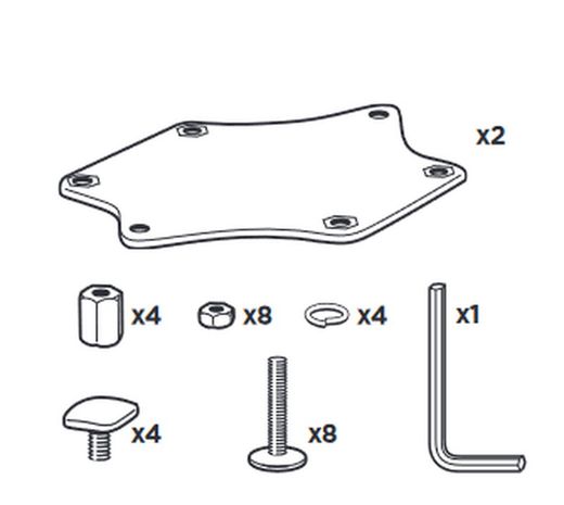 adaptador para guÃ­a en t 881 Para 835/837