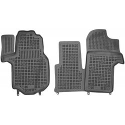 Alfombra caucho Crafter II Desde 2016. 1ª y 2ª fila de Asientos 3 piezas
