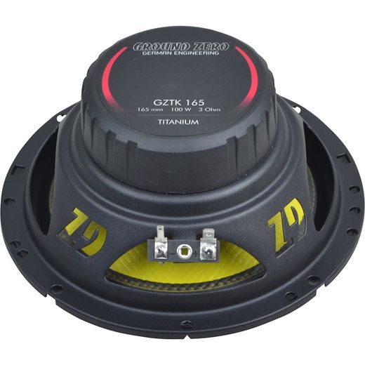 Altavoces Ground Zero GZTC 165.2X | Sistema de Componentes 2 Vías | 165mm | 150W | 3 Ohmios