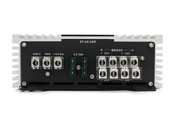 Amplificador de 4 canales con (DSP) de alta gama Potencia a 4Ω: 4 x 65 vatios