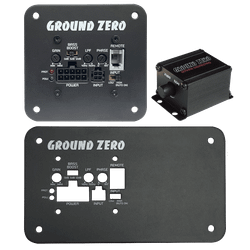Amplificador Compacto GROUND ZERO GZ SUB-AMP 300 | Clase D | 330 W RMS | Para Cajas de Subwoofer