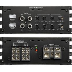 GZHA MINI FOUR | Amplificador Compacto Clase D de 4 Canales | 640W Máx. | High-Efficiency