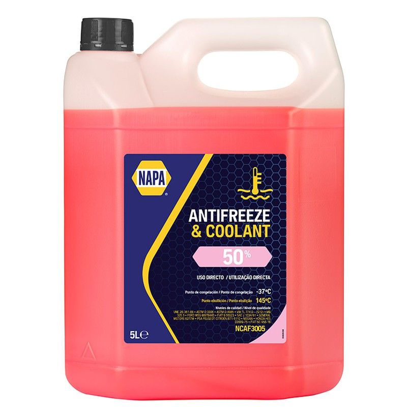 Anticongelante Rosa NAPA 50% 5 Litros (G12)