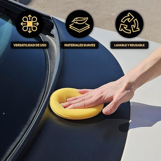 Aplicador de Espuma Billionaire Esponja Suave para Coche 12,5 cm