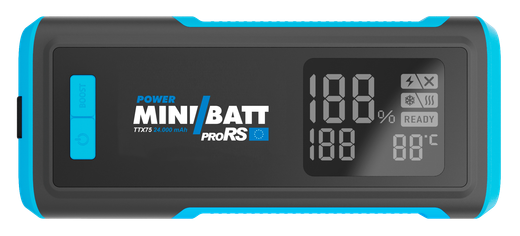 Arrancador de Batería Profesional miniBatt proRS 24.000 mAh