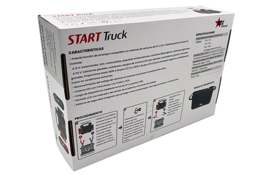 Arrancador de Baterías Profesional STARTTruck 12V / 24V | 35.000mAh