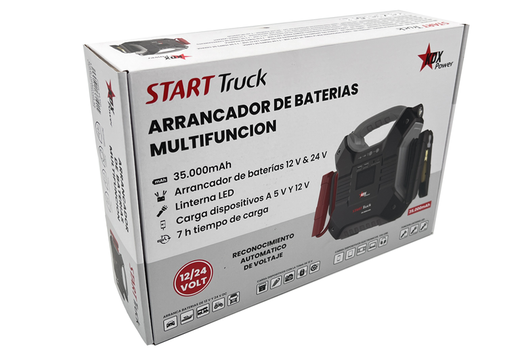 Arrancador de Baterías Profesional STARTTruck 12V / 24V | 35.000mAh