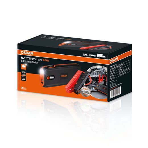 Arrancador de litio compacto Battery Start 400 16800 mAh