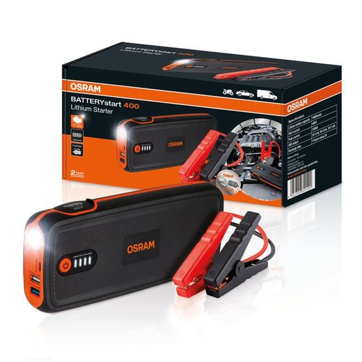 Arrancador de litio compacto Battery Start 400 16800 mAh