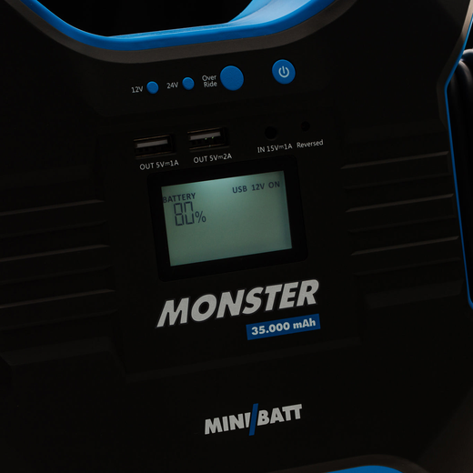 Arrancador Industrial miniBatt MONSTER 35.000 mAh