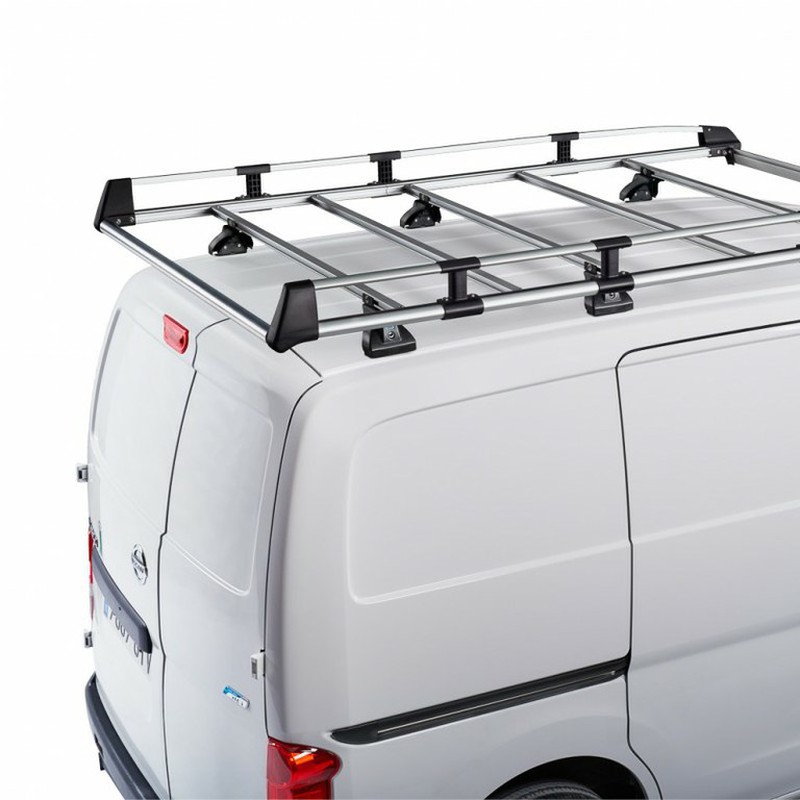 Portaequipajes (baca) de techo para Renault Kangoo III Furgoneta  (2021-.) - baca para coche - barras para techo de coche - Amos - β-103 -  O - puntos de montaje