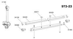 Thule Brazo de Sujeción 51168 Para 3. Rueda TransportÃn Trasero 973 Backpac