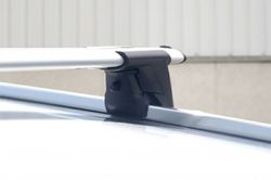 Barras Hast integrada negra para BMW X5 07> 13 con Railing