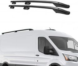 Barras SPORT Black Alu (2pcs) mod:S0 Ford Transit L2/H2,H3 2014>