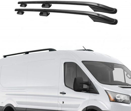 Barras SPORT Black Alu (2pcs) mod:S0 Ford Transit L2/H2,H3 2014>