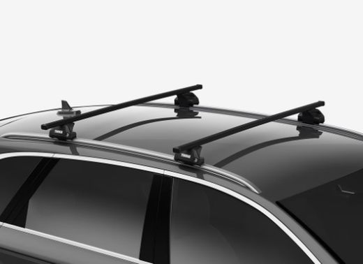 Barras SquareBar Evo para Stelvio 17> con railing